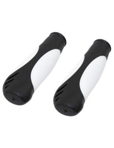 Grips 7/8 long 135mm Kraton Rubber 3723G Black/White.